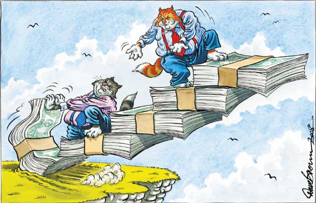 Monetary Policy Cartoon. Cartoon for Today, Saturday 20